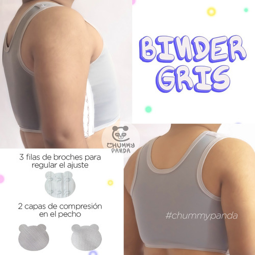 Binder Ftm Cosplay Ginecomastia Compresión Pecho