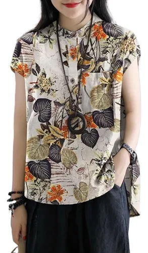 comprar Zanzea Mujer Casual Blusas Camisas Tops Elegantes #skuh9 [u]