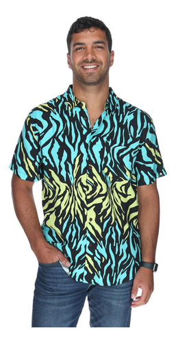 Camisa M/c Hombre Monte Bona Verde Burton