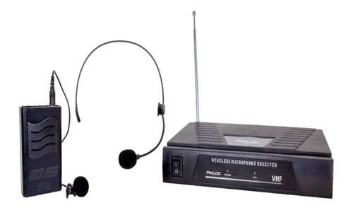 Microfono Inalambrico Philco 2 En 1 Vhf Cintillo Solapa