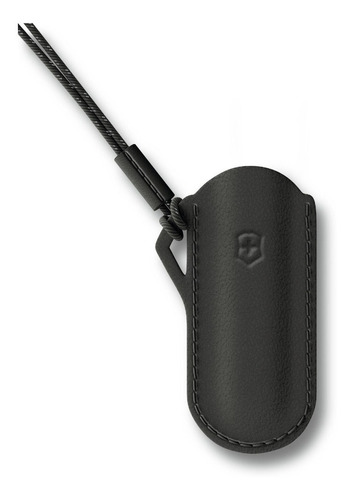 Victorinox Funda De Piel Para Navaja,dark Illusion ,58 Mm Color Negro