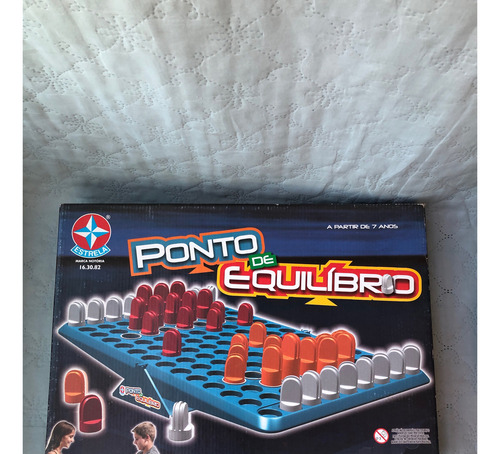 Jogo De Tabuleiro Ponto De Equilíbrio Estrela Anos 90 (Usado)