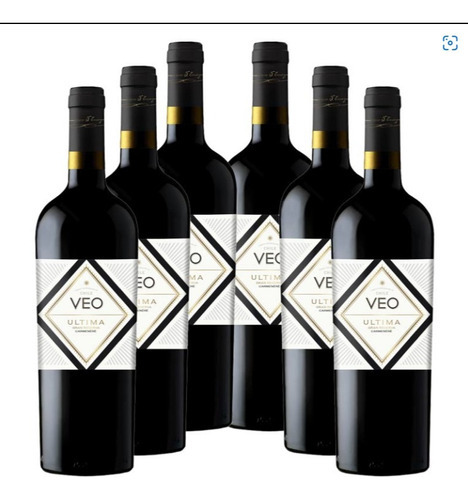 6 Vinos Veo Ultima  Gran Reserva Carmenere