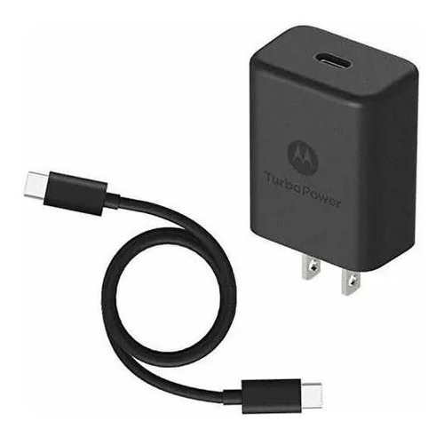 Imagen 2 de 2 de Cargador Para Motorola Tipo C A C 30w Carga Rapida Power