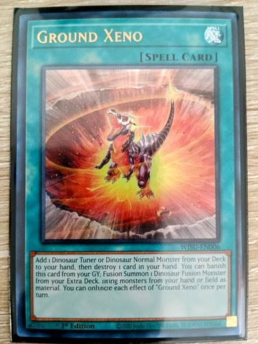 Ground Xeno - Wisu-en006 - Ultra Rare 1st Edition