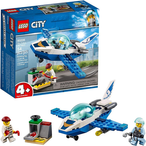 Lego City Sky Police Jet Patrol 60206 Original