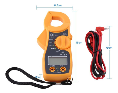 Pinza Amperimétrica Multímetro Tester Multitester Digital