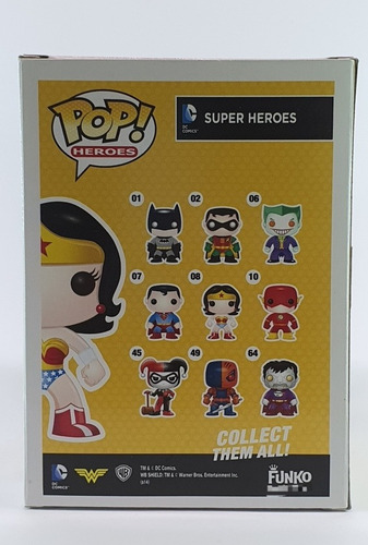 Funko Pop Wonder Woman Chase Dc Metallic (Usado)