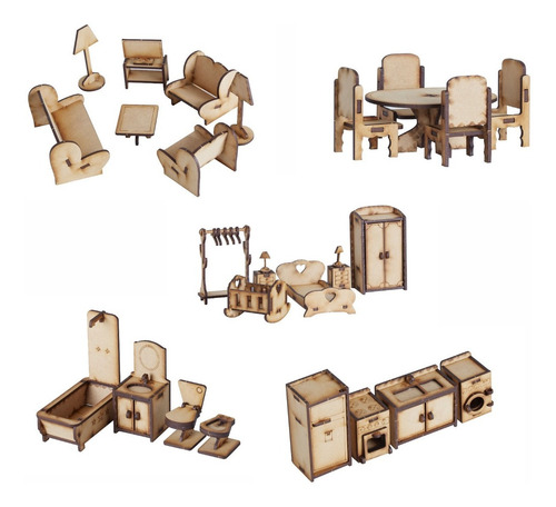 Imagen 3 de 10 de Casita De Muñecas Lol Casa Fibrofacil +39 Accesorios! Oferta