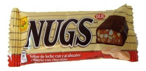 Caja Chocolate Choco Nugs Con 24 Paquetes De 12 Piezas