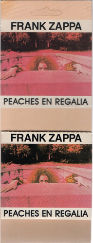 Frank Zappa Peaches In Regalia Mini Cd 3 Inch 3 Tr Usa Ryko