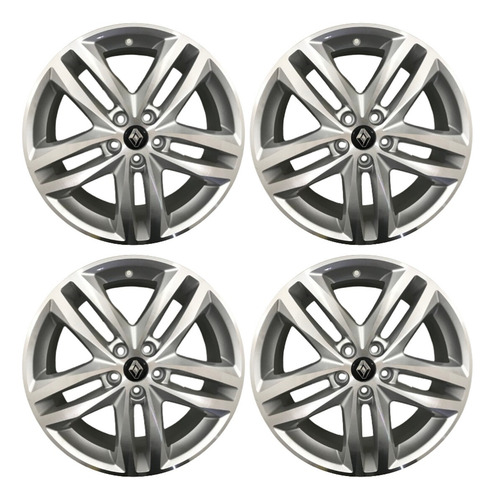 4 Rodas Aro 19 Renault Oroch Duster Captur Fluence (3238)
