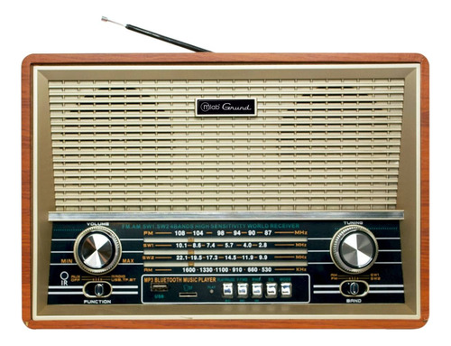 Radio Retro Parlante Bluetooth Grund 1940´s Mlab - 8733