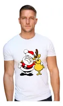 Comprar Playera Navideña Santa Reno Regalos Merry Christmas Familia