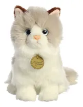 Comprar Gato Ragdoll De Peluche Miyoni Detalle Realista Blanco 23 Cm