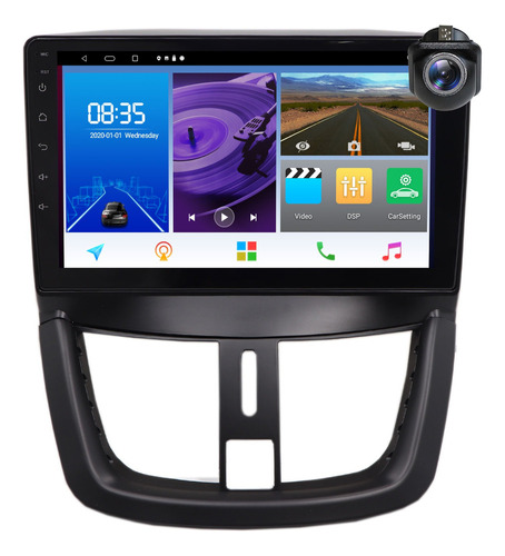 Estereo Android Para Peugeot 207 09-13 2+32g Hd Carplay Wifi