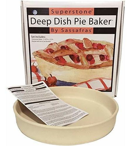 Sassafras Superstone Deep Dish Pizza - Pie Baker, Natural.