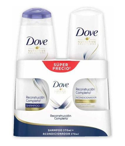 Shampoo Dove 400 Ml + Acondicionador Dove 370 Ml Oferta