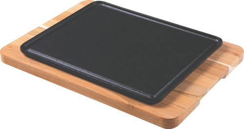 Tabla Mix Grill Rectangular Para Asado Tramontina Teca Cuota