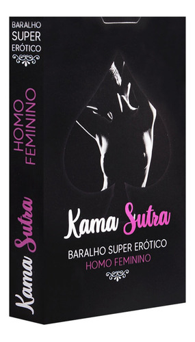 Imagem 5 de 5 de Jogo De Baralho Kama Sutra Lésbica Cx Erótico 55 Cartas