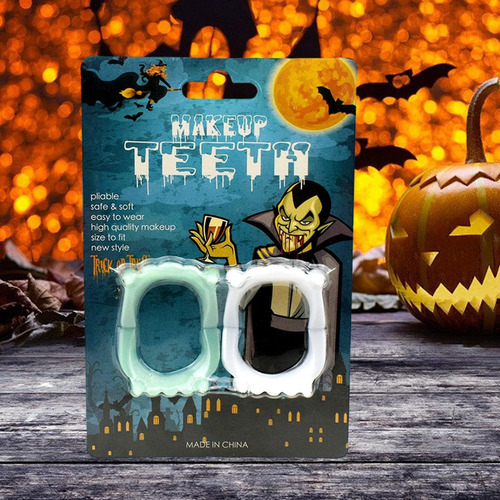 . 5 Colmillos Luminosos De Halloween Horribles For