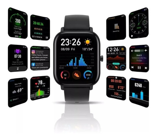 Reloj inteligente Xiaomi Amazfit Gts 4 Mini negro - Excelente (Reacondicionado)