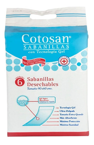 Sabanilla (cotosan) 90x60cm. 6u.