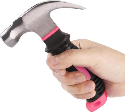 Martillo Efficere Multiusos De 8 Oz, Color Rosa
