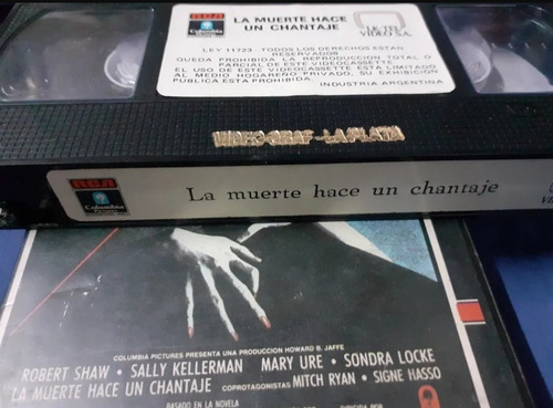 La Muerte Hace Un Chantaje Robert Shaw Vhs..pelicula (Usado)