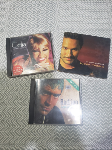 Pack De 3 Cd De: Rodrigo, Celia Cruz, Diego Torres