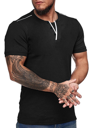 Camiseta Z Para Hombre De Manga Corta Beefy Muscle Basic Sol