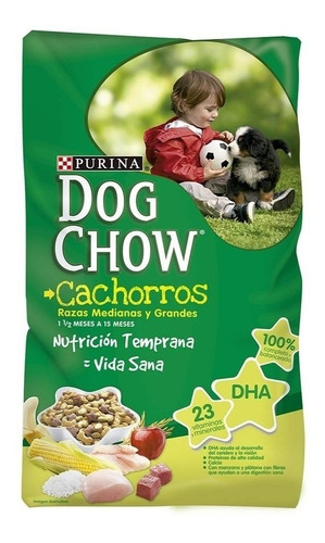 Dog Chow Cachorros 3 Kg Raza Grande Y Mediana Envio Caba 