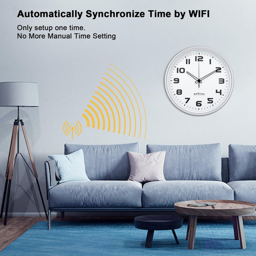 Reloj De Pared Wifi Inteligente De 12 Pulgadas De 12 Pulgada