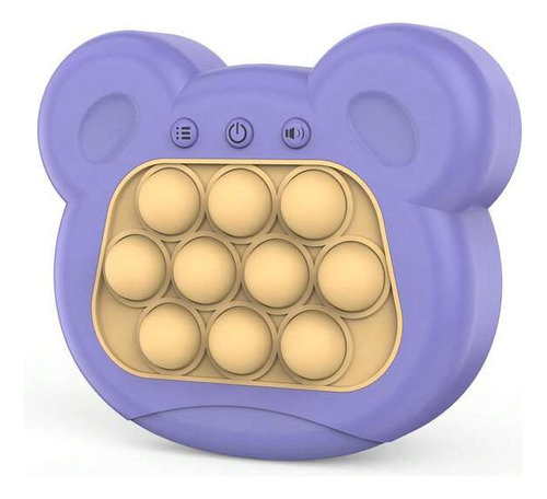 Pop It Eletrônico Console Anti Stress Popit Game Musical Imp Cor Mickey Mouse Roxo Bb