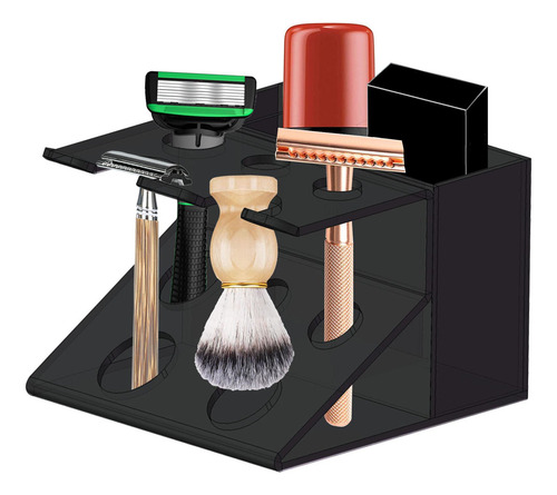 Suporte Para Barbeadores, Organizador De Banheiro, Preto