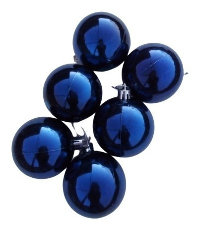 Bambalinas Decorativas Navideñas 6 Piezas Árbol Navidad Bola