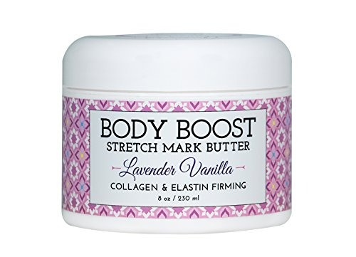 Body Boost Lavender Vanilla Stretch Mark Butter 8 Oz.- Embar