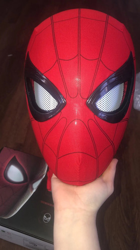 Mascara Spiderman Hombre Araña Ojos Móviles Rojo Spiderman Red
