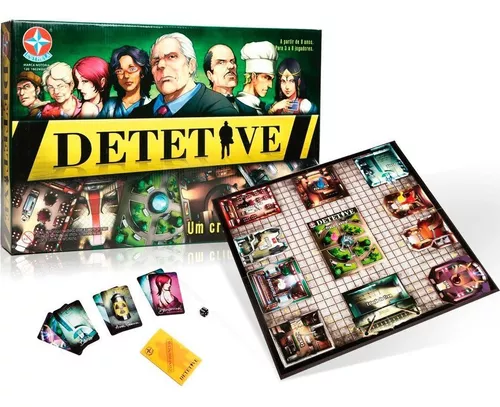 Jogo Detetive Anos 80  Jogo de Tabuleiro Estrela Usado 91945682