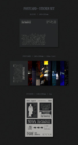 Suga ( Bts) - Agust D Tour D-day The Original Weverse Gifts