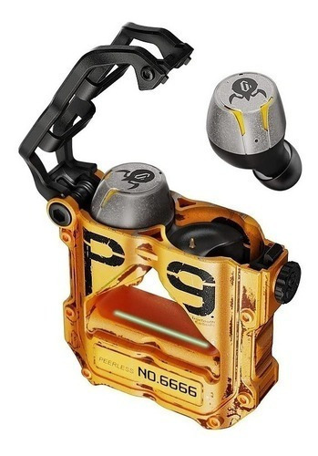 Auriculares Inalámbricos Gravastar Sirius Pro, Auriculares Color Naranja