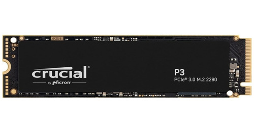 Disco Crucial P3 1tb Pcie Gen3 3d Nand Nvme M.2 Ssd 3500mb/s