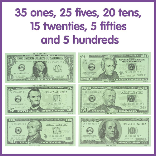 Learning Advantage Juego De Dinero - Billetes Y Monedas -...