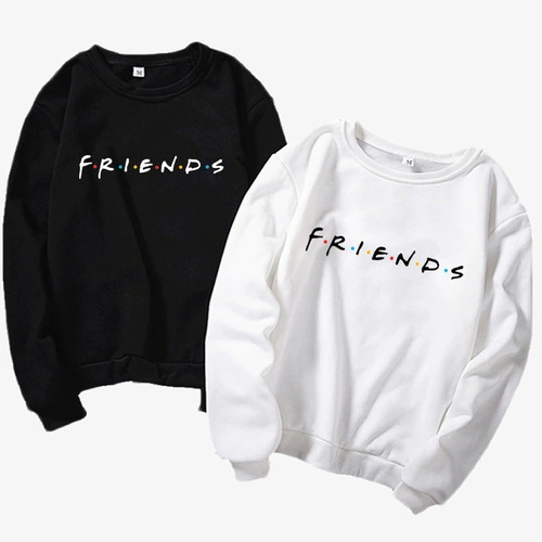 Saco Buso Buzo Cuello Redondo Diseño Friends Talla Adulto