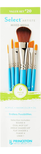 Princeton Select Artiste, Series 3750, Pincel Para Acrílico,