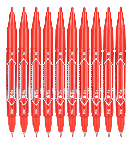 Bolígrafo Pu Double Marker, 10 Unidades, De Secado Rápido