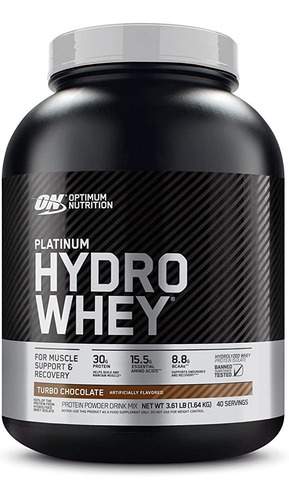 Optimum Nutrition - Platinum Hydro Whey (3.5 Lb) sabor turbo chocolate