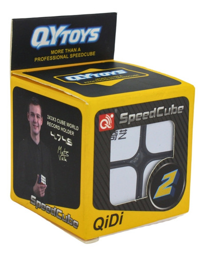 Cubo Mágico Profesional 2x2x2 Qidi Speedcube Negro