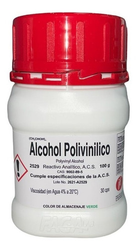 Alcohol Polivinilico R. A. De 100 G Fagalab