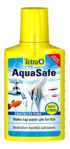 Tetra Aquasafe Condicionador Elimina Cloro Metais Água